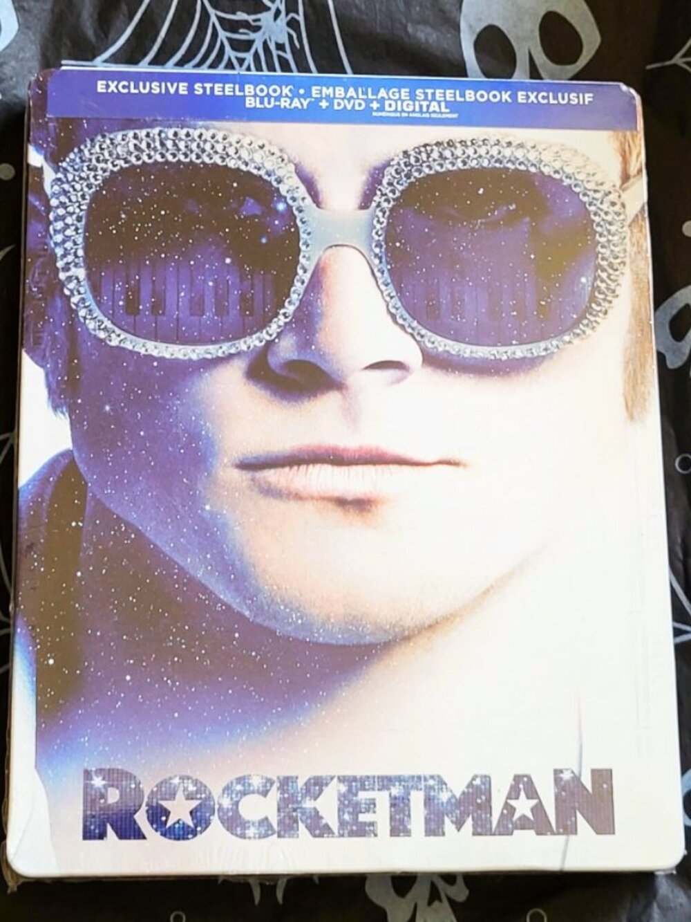 *NEW* ROCKETMAN Best Buy Exclusive Blu-ray + DVD Steelbook + Booklet Elton John